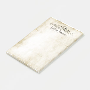 Post-it® Parchemin de style vintage "Ye Olde Reminder"