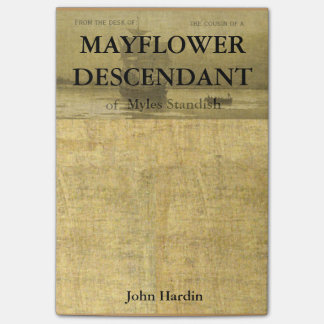 Post-it® Parent des descendants Myles Standish de fleur