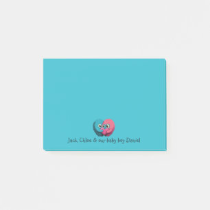 Post-it® Parents de nouveau-nés monstre