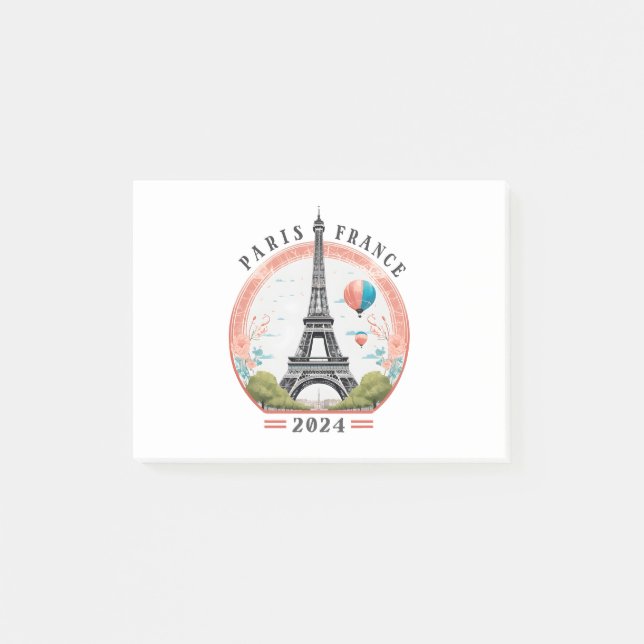 Post-it® Paris France 2024 Post-it Notes, Tour Eiffel (Devant)