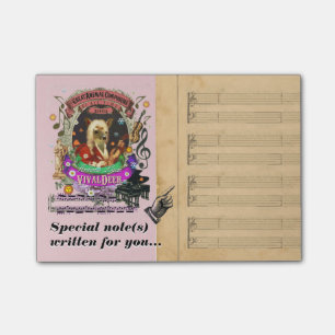Post-it® Parodie drôle de musique classique de Vivaldeer
