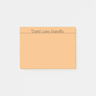 Post-it® Paroles d'amour orange