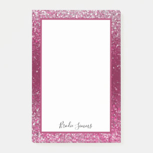 Post-it® Parties scintillant bourguignonne et argent
