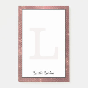 Post-it® Parties scintillant de diamants en cuivre pour fil