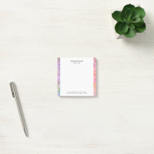 Post-it® Parties scintillant Faux Colorée Et Texture Étince