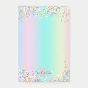 Post-it® Parties scintillant holographique Unicorn