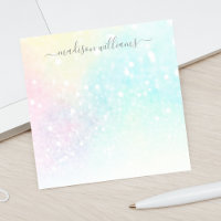 Parties scintillant Pastel Bokeh Girly Colorée Mot