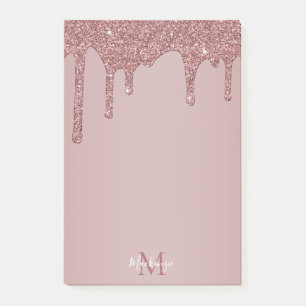 Post-it® Parties scintillant Rose de goutte d'or de fille M