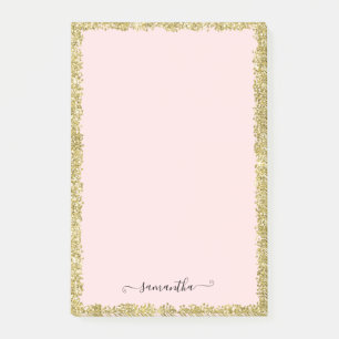 Post-it® Parties scintillant rose et or Post-it Notes