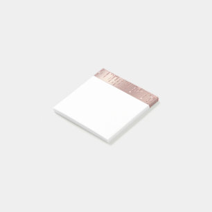 Post-it® Parties scintillant rose Gold Blush Publier des no