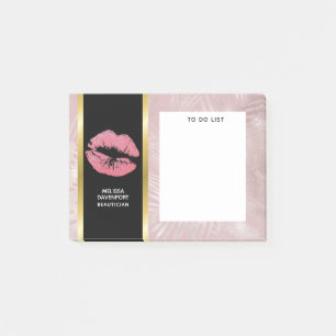 Post-it® Parties scintillant rose lèvres et Rose Gold Tropi