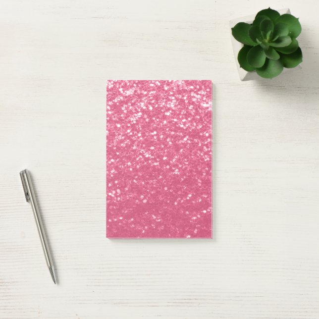 Post-it® Parties scintillant rose rose pâle (Bureau)