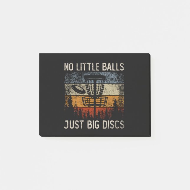 Post-it® Pas De Petites Boules Juste De Grands Disques Fris (Devant)