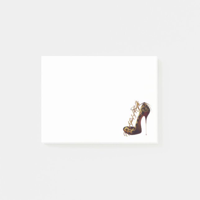 Post-it® "Pas peur des hauteurs" Tres Chic High Heights Des (Devant)