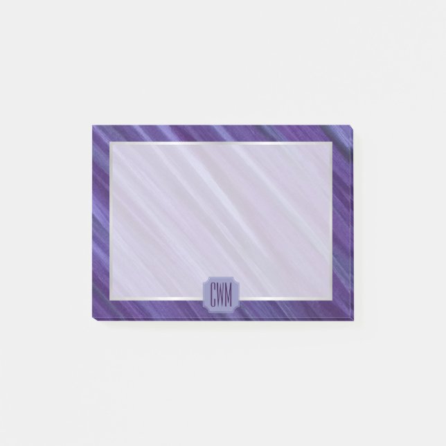 Post-it® Passion violette | Violet Lavande de prune brosse (Devant)