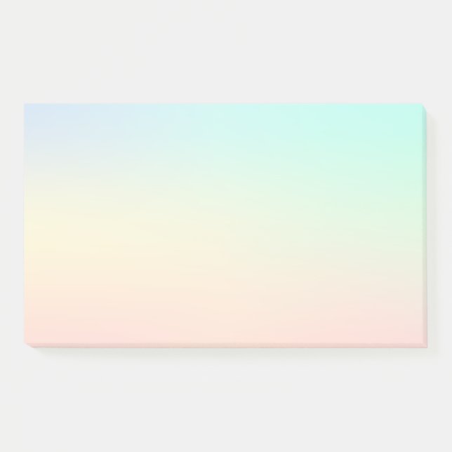 Post-it® Pastel aquarelle moderne minimaliste élégant (Devant)