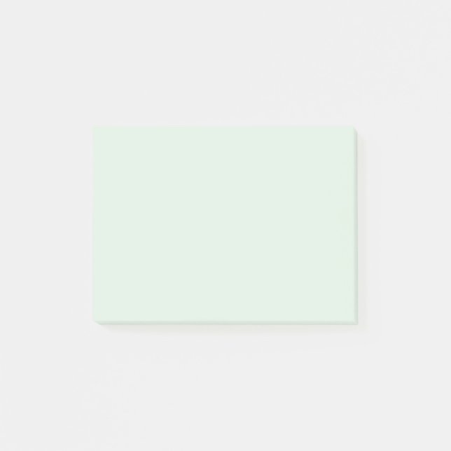 Post-it® Pastel Mint Vert couleur solide (Devant)