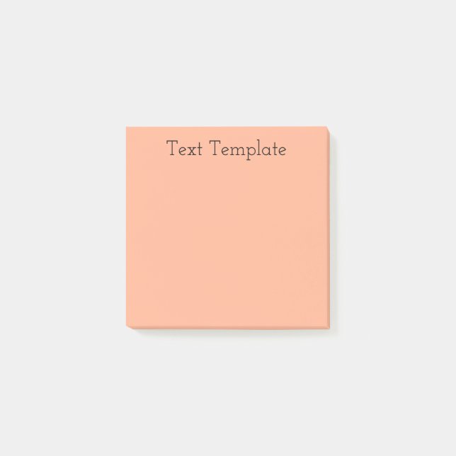 Post-it® Pastel Pale Orange (Devant)