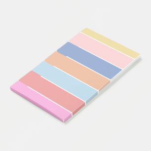 Post-it® Pastel Rainbow Post il note livre blanc