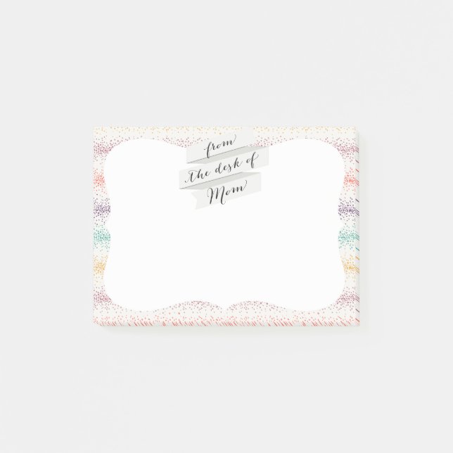 Post-it® Pastel Spray Sprinkle stripes Lignes étincelantes  (Devant)