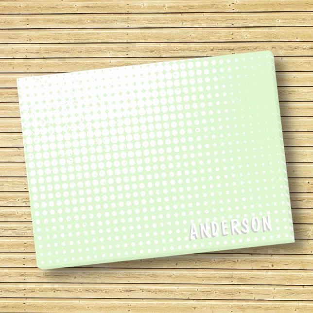 Post-it® Pastel vert demi-teinte dégradé moderne (Créateur téléchargé)