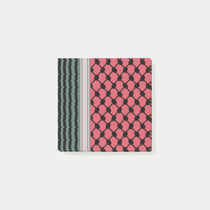 Post-it® Pastèque palestinienne Hatta Keffiyeh Kufiya Folk