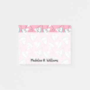 Post-it® Pastèques colorées d'aquarelle