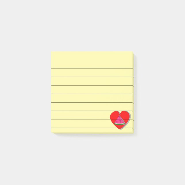 Post-it® Pâte De Pâturage Et Carrosserie Rouge Revêtue 3x3 (Devant)