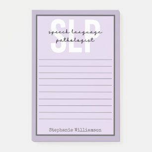 Post-it® Pathologiste orthophoniste sur mesure SLP