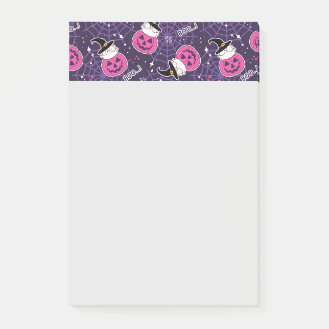 Post-it® Patters de Cute Cats et Pumkins (Devant)