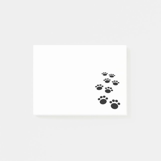 Post-it® Paw Paw Trail pour animal de compagnie cartonné no (Devant)