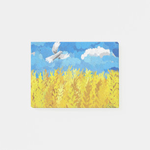 Post-it® Paysage du drapeau ukrainien
