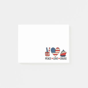 Post-it® Peace Love Cruise USA Vacances Vibes
