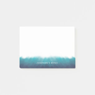 Post-it® Peint Ocean Waves Blue Aquarelle personnalisée