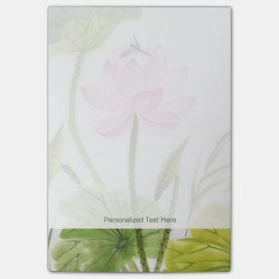 Post-it® Peinture d'aquarelle de la fleur de Lotus 2