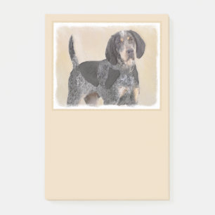 Post-it® Peinture de linge bluetick - mignon chien original