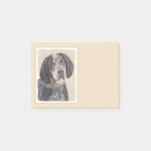 Post-it® Peinture de linge bluetick - mignon chien original