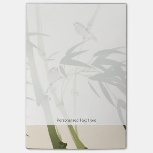 Post-it® Peinture de style oriental, branches de bambou