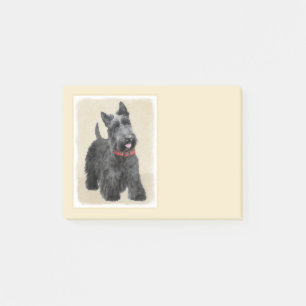 Post-it® Peinture de Terrier d'écossais - art original