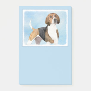 Post-it® Peinture Foxhound en anglais - Joli art original c