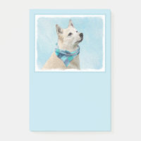 Peinture norvégienne Buhund - jolie art original c