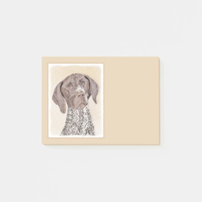Post-it® Peinture pointeur germanique - Art original (Devant)