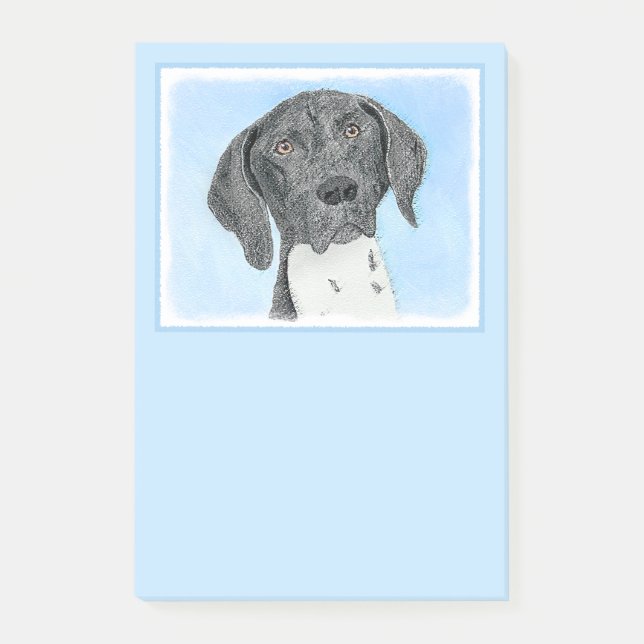 Post-it® Peinture pointeur germanique - Art original (Devant)