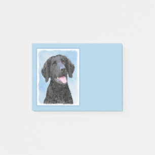 Post-it® Peinture Retriever recouverte de boue - Art Chien 