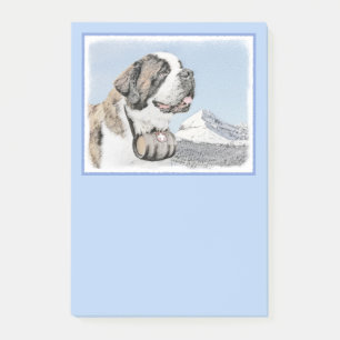 Post-it® Peinture Saint Bernard - Cute Original Chien Art