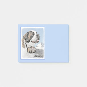 Post-it® Peinture Saint Bernard - Cute Original Chien Art