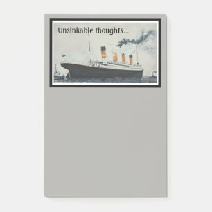 Post-it® Pensées insubmersibles de post-it TITANIQUE…