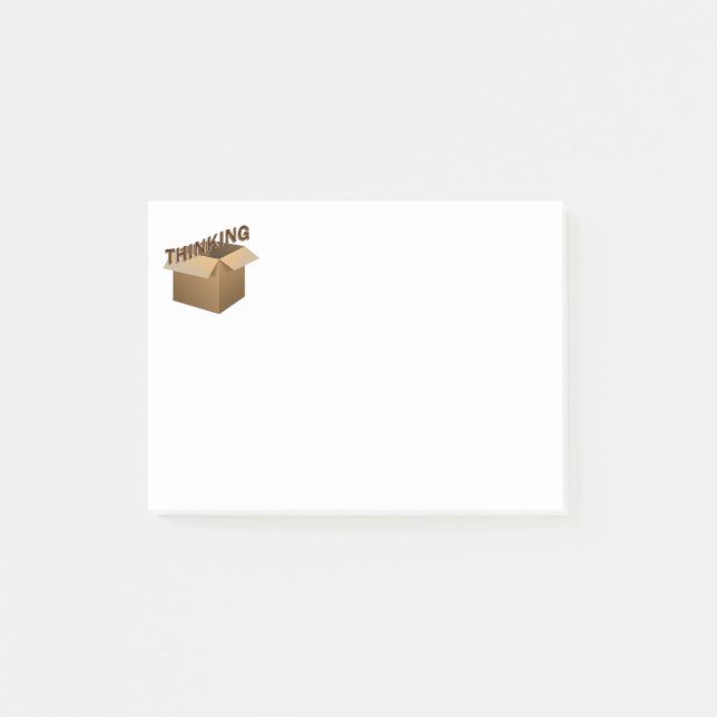 Post-it® Penser À L'Extérieur De La Boîte (Devant)