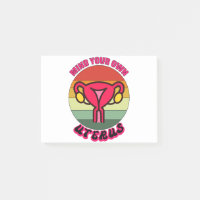 Pensez à vos propres droits féministes Uterus Pro 