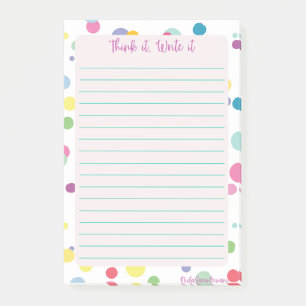Post-it® Pensez-y, écrivez-le Bloc-notes